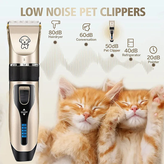 Low noise pet hair clipper best sale